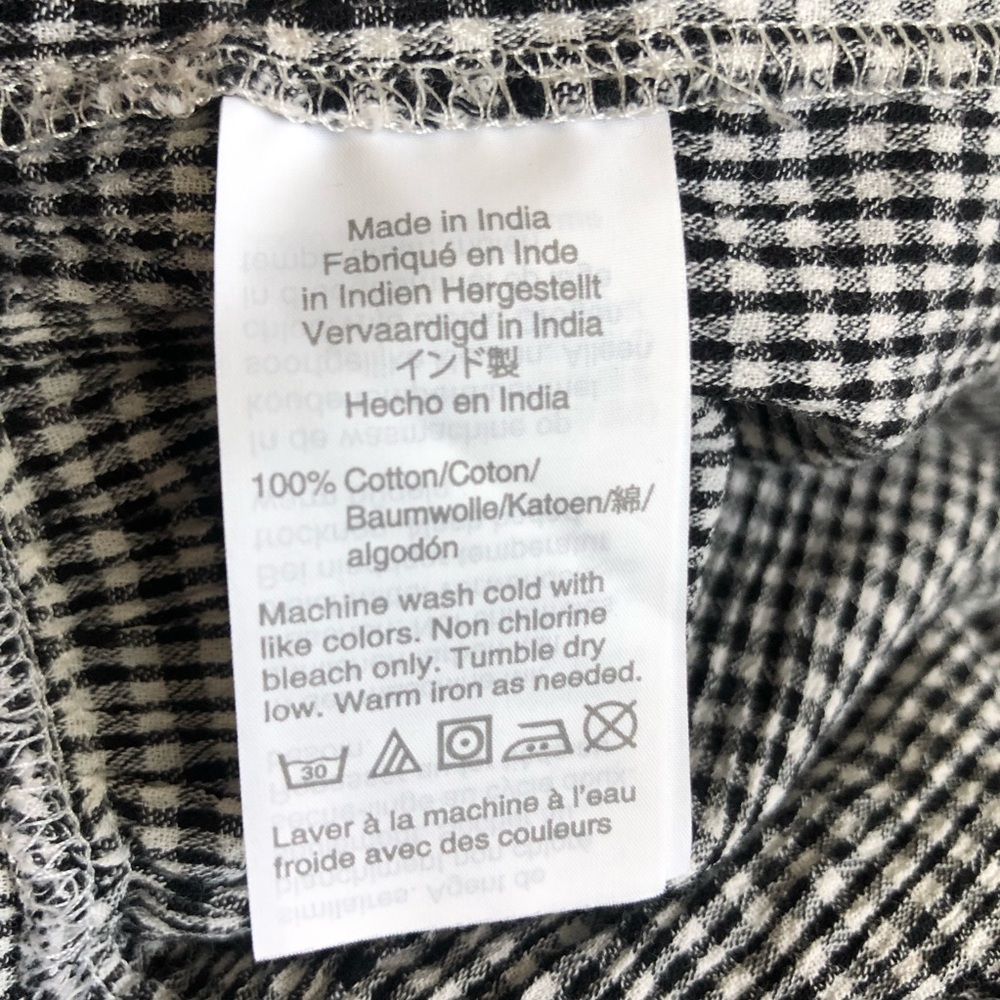 Madewell Ruffle -Strap Gingham Cami Top Sz 6 - Picture 8 of 8